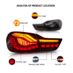BMW 4 Luz trasera serie BM-B133 para BMW Serie 4 (2013–2019) Tail Lamp / M4 (2014–2018) Lámpara trasera - Miniatura de la galería de productos 6