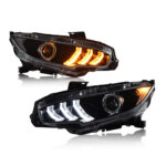 Honda Civic Headlights SY-A110Y For Honda Civic (2016–2020) Head Lamp - Product Gallery Thumbnail 1