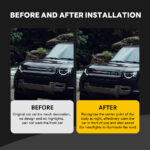 Bandes de garniture de calandre LED pour Land Rover Defender 90 / 110 / 130 (2020–2023) - Vignette de la galerie de produits 10