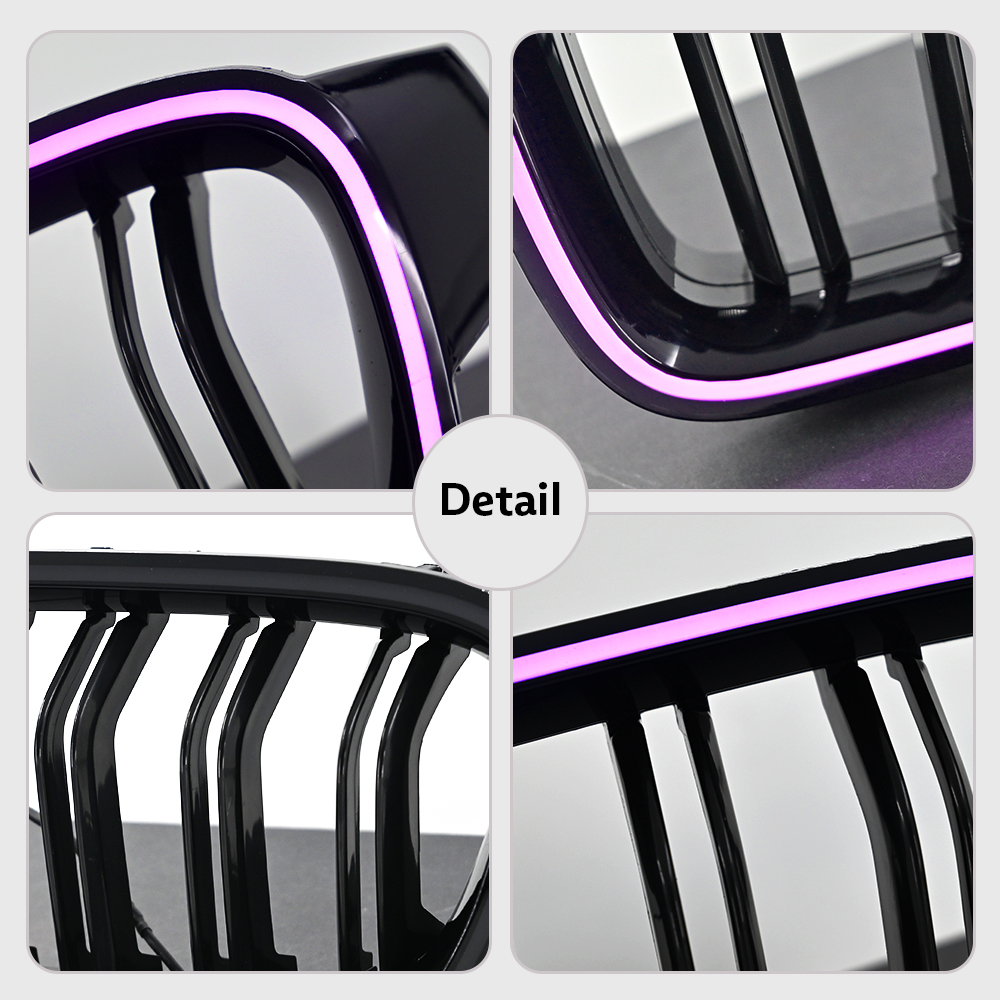 BMW 3-Series Grille RGB Lights For BMW 3-Series F30 (2013–2018) luminated Kidney Grille Light 20 Grille RGB Lights