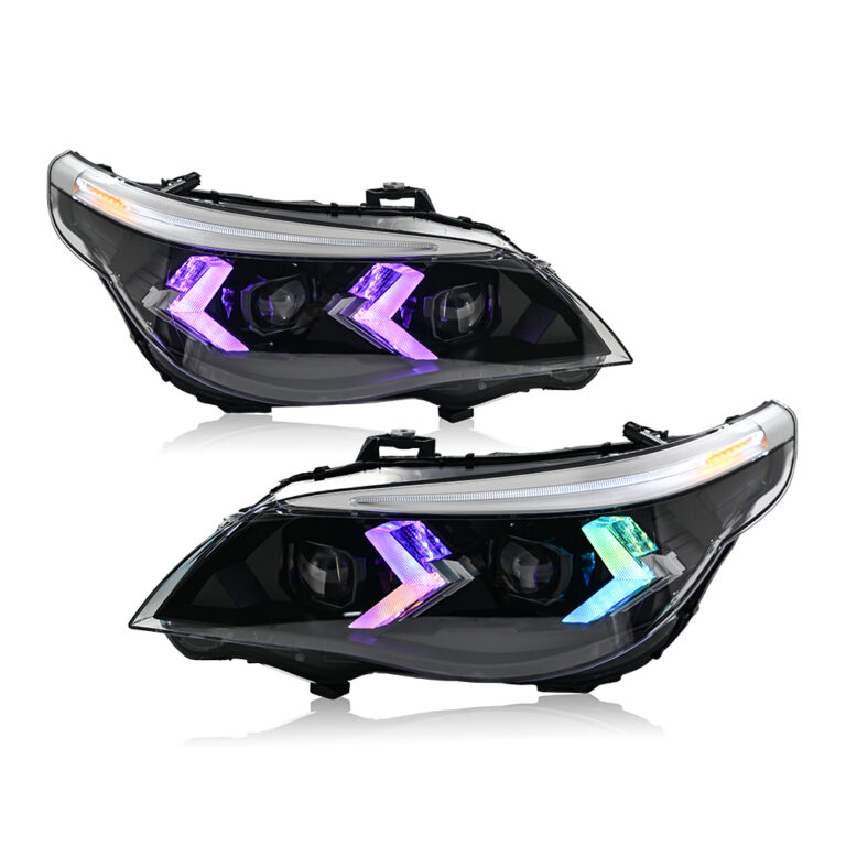 BMW 5-Series RGB Headlight A209-A-RGB For BMW 5-Series E60 E61 (2005–2007) / (2008–2010) Headlamp - Main View