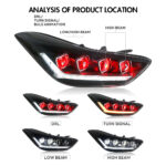 Fari anteriori completamente a LED A184-E per Hyundai 2012–2016 - Miniatura della galleria del prodotto 4