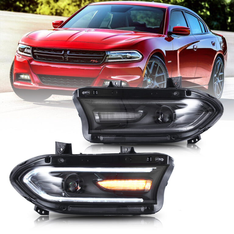 المصابيح الأمامية Charger-2033 LED لـ Dodge Charger 2015–UP - عرض التفاصيل