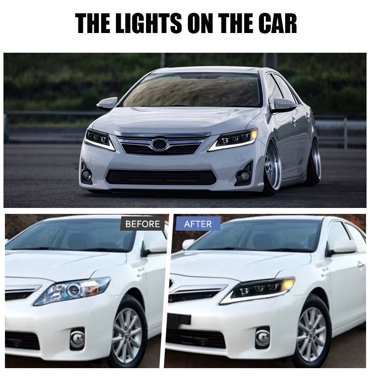 CMR-A192 LED Headlights for Toyota Camry 2012–2014 18 LED Headlights