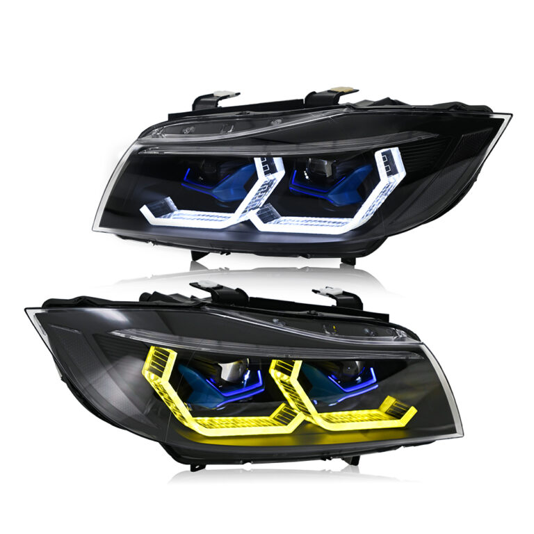BMW 3-Series Headlight A204-A For BMW 3-Series E90 E91 (05–12) Head Lamp (Halogen Base Models) - Main View
