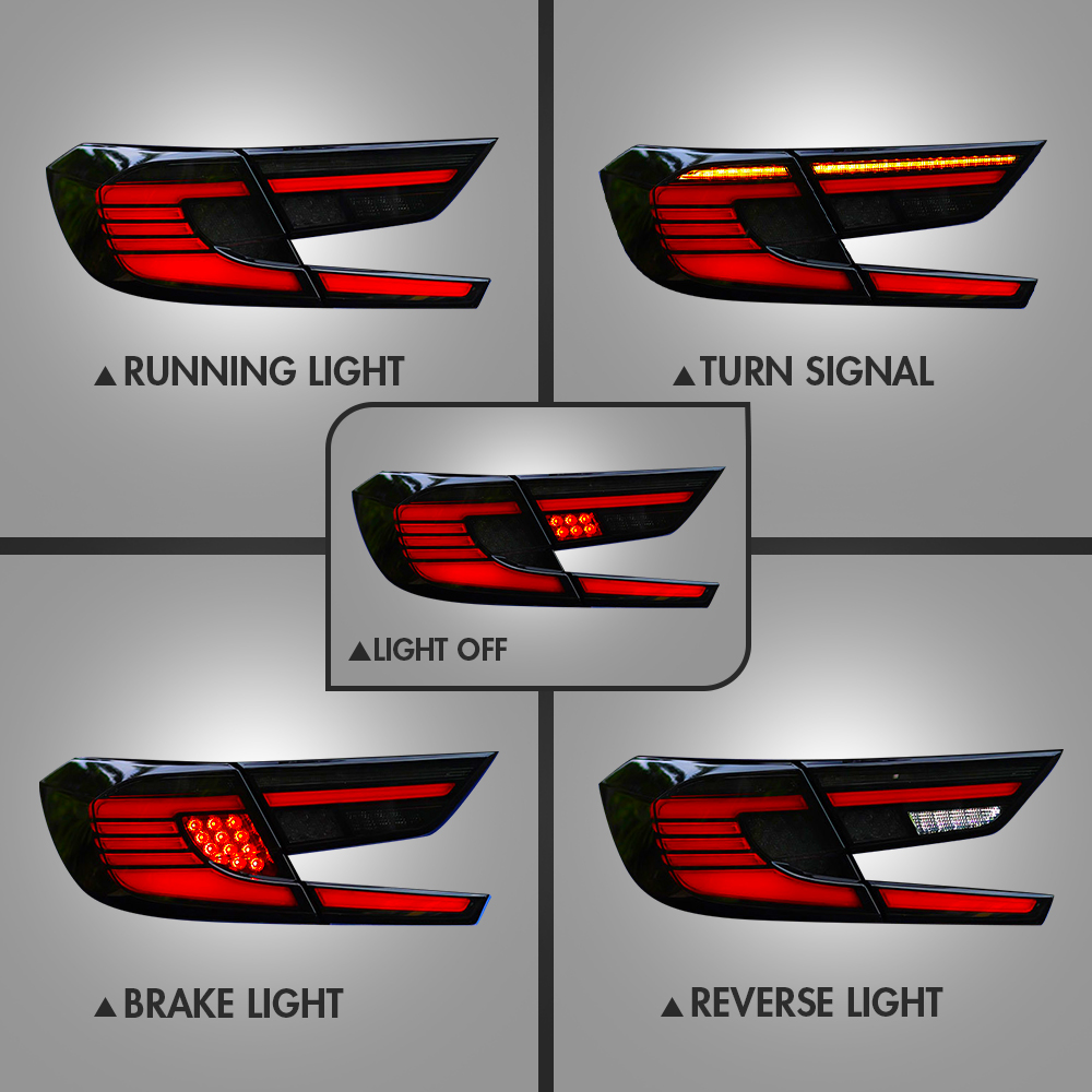 Honda Accord Tail Lights YG-B108C For Honda Accord (2018–2021) Tail Lamp 15 Accord Tail Lights