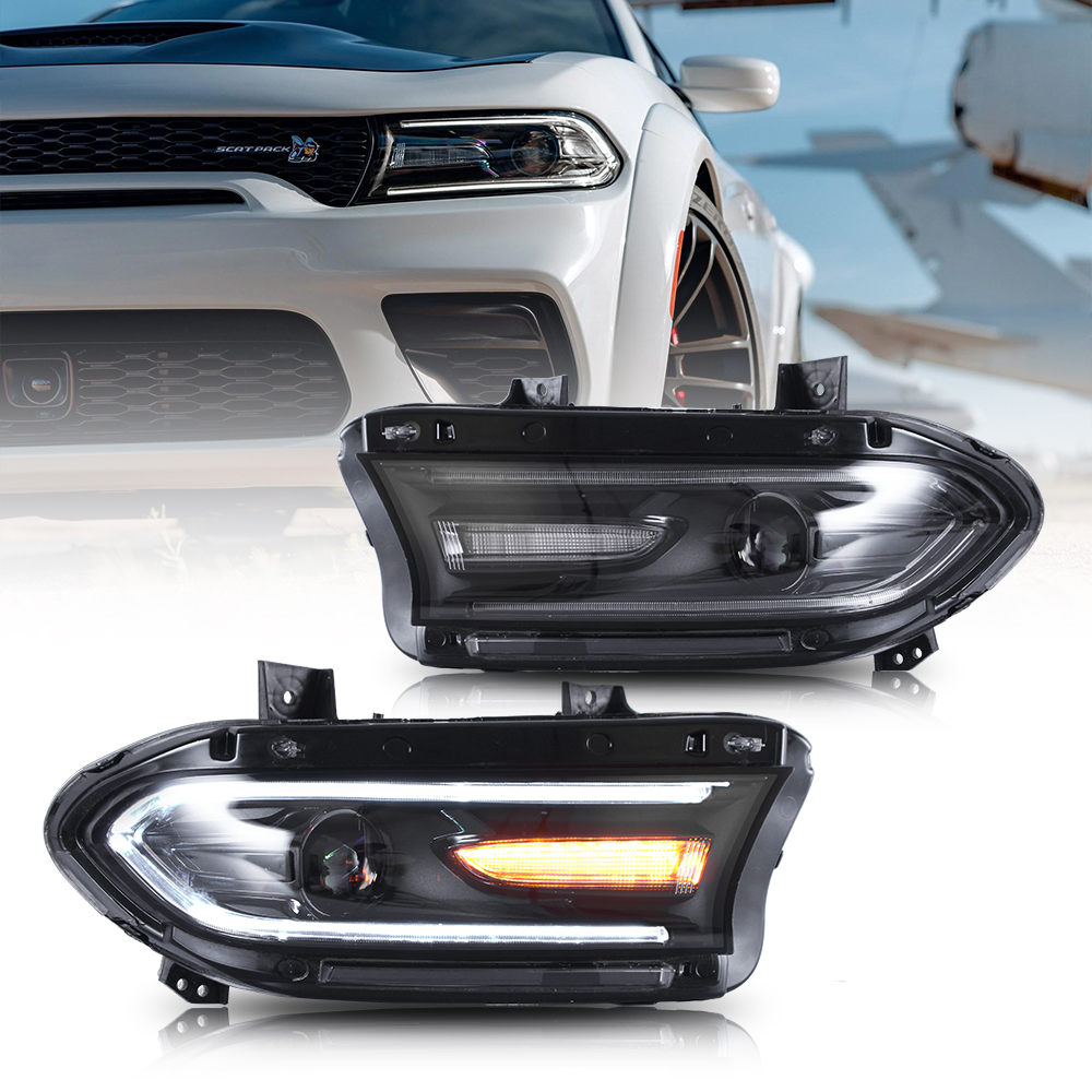 Charger-2033 LED Headlights for Dodge Charger 2015–UP - View 7