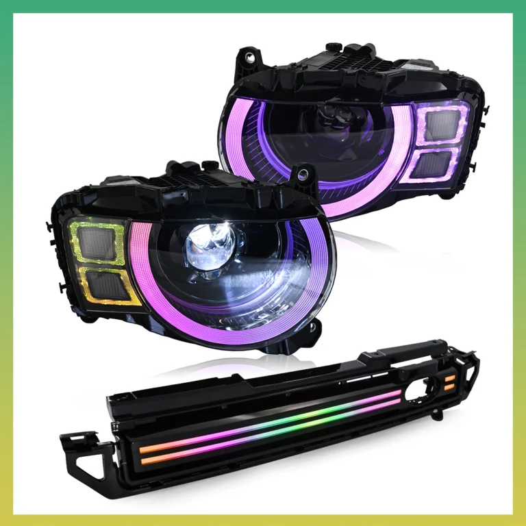 LHWS-A533-RGB-ZT RGB Headlight for Land Rover Defender 2020–2025 - Main View