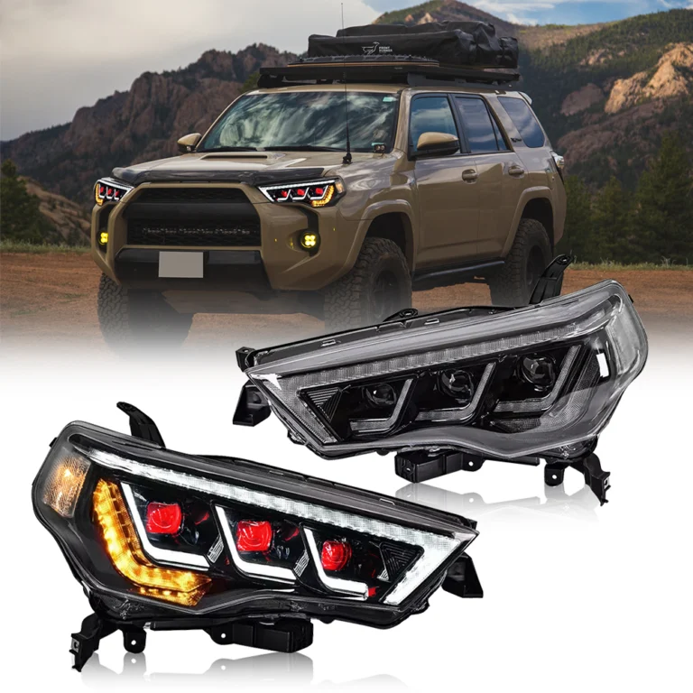 Toyota 4Runner Headlights TT-CB-A163B / TT-CB-A163B-E Devil Eyes (أصفر & White DRL) For Toyota 4Runner (2014-2022) مصباح الرأس LED - عرض التفاصيل