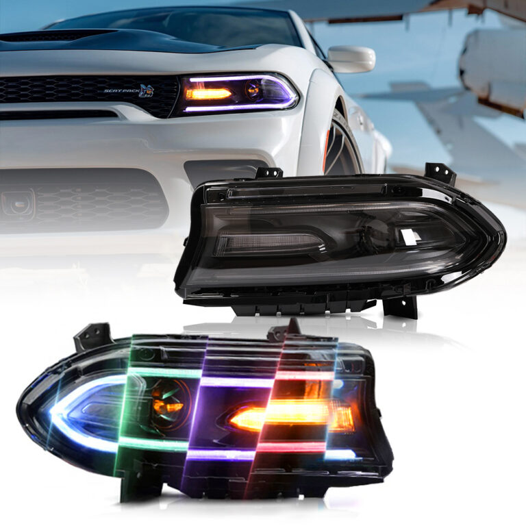 Charger-2033 RGB LED Headlight for Dodge Charger 2015–UP - Detail View
