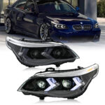 BMW 5-Series Headlight A209-A For BMW 5-Series E60 E61 (2005-2007) / (2008-2010) كشافات - صورة مصغرة لمعرض المنتجات 3