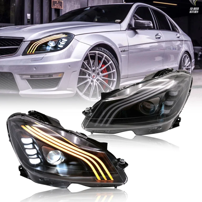 Mercedes-Benz Headlights BC-A158 For BENZ W204 (2012–2014) ヘッドランプ - 詳細図