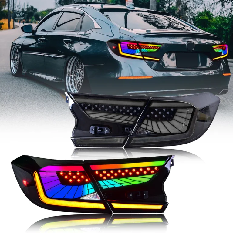 Honda Accord Tail Lights TT-YG-B108B / TT-YG-B108B-RGB For Honda Accord (2018–2021) Tail Lamp - Detail View