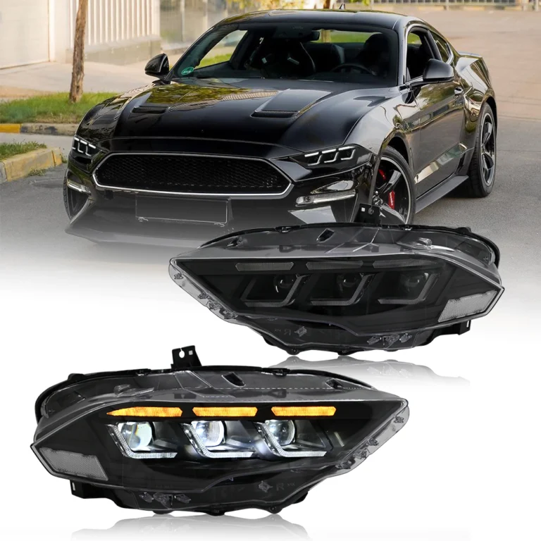 Ford-A202 LED Headlights for Ford Mustang 2018–2023 - Detail View