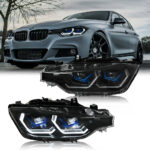 BMW 3-Series Headlight A203-A Halogen For BMW 3-Series 2012–2015 Headlight - Product Gallery Thumbnail 3