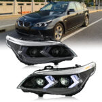 BMW 5-Series Headlight A209-A For BMW 5-Series E60 E61 (2005-2007) / (2008-2010) كشافات - صورة مصغرة لمعرض المنتجات 5