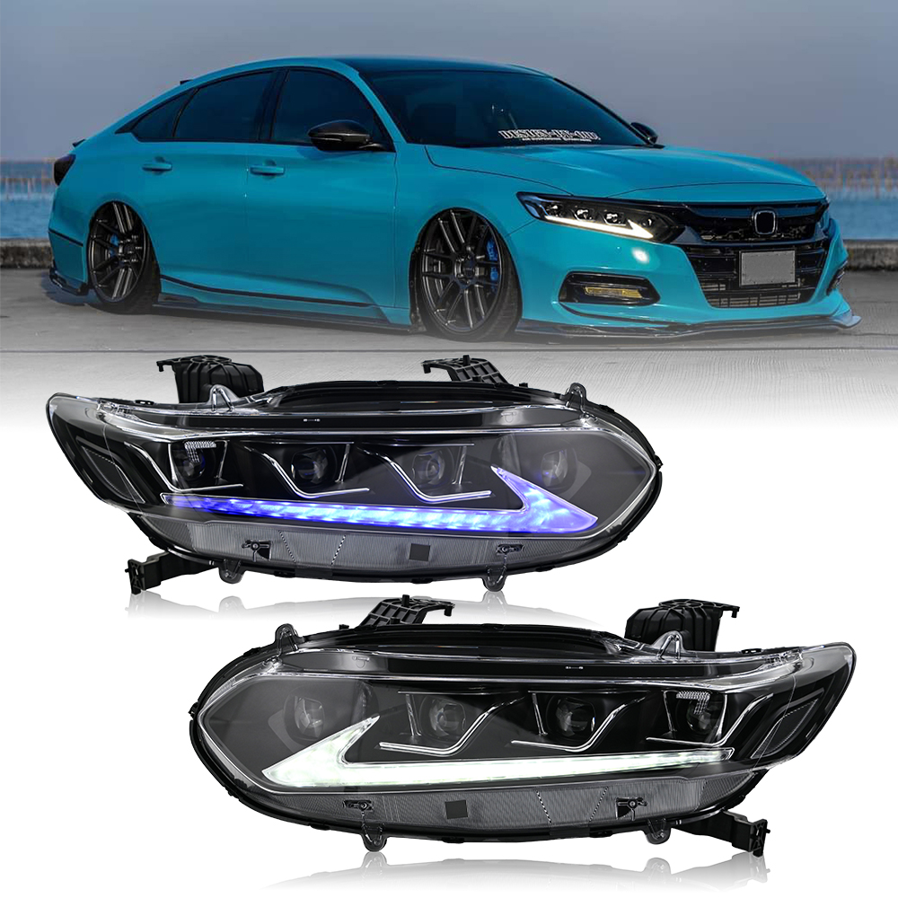 A143 LED Headlights for Honda Accord 2018–2022 - View 2