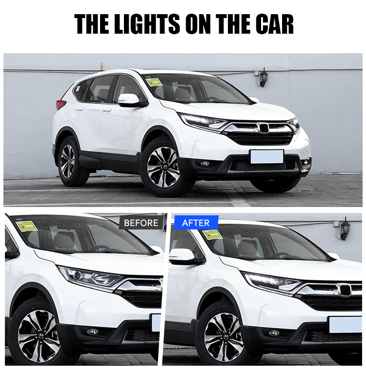 Honda CRV Headlights CRV-A152 For Honda CR-V (2017–2021) Head Lamp 18 CRV Headlights