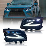 Faros delanteros Lexus GX GX-A161 / GX-A161-R / GX-A161-B para Lexus GX (2014–2019) Lámpara de cabeza LED - Miniatura de la galería de productos 6