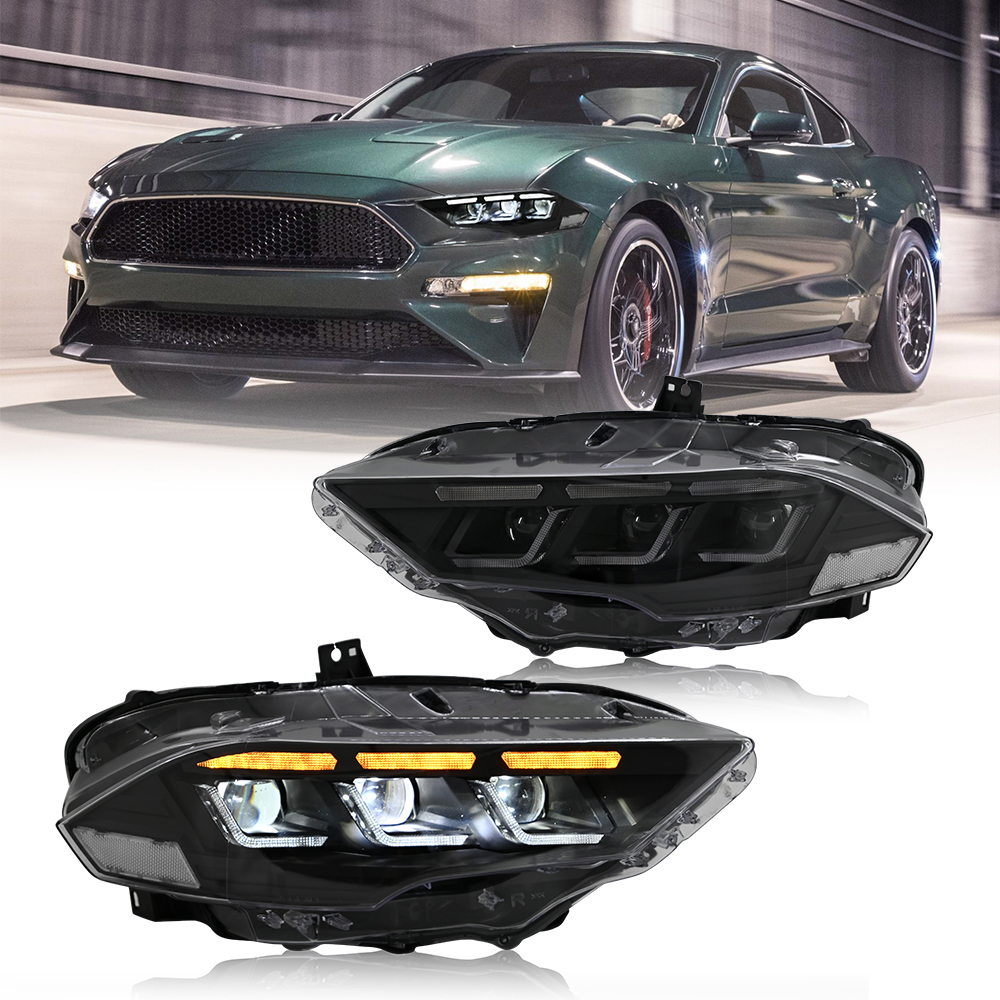 Actualización de faros CoolLamp FORD-A202 Ford Mustangh Alto brillobiCombinando estética y seguridad LED Headlights