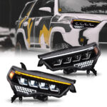 トヨタ 4ランナー ヘッドライト CB-A163C トヨタ 4ランナー用 (2014–2022年) LEDヘッドランプ - 製品ギャラリーのサムネイル 5