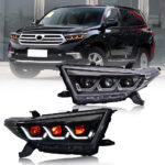 Faros delanteros Toyota Highlander TT-HLD-A166 / TT-HLD-A166-E para Toyota Highlander (2012–2014) Lámpara de cabeza - Miniatura de la galería de productos 2