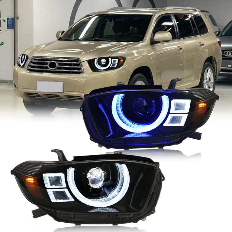Toyota Highlander Headlights HLD-A301 For Toyota Highlander Head Lamp (2008–2010) - 詳細図