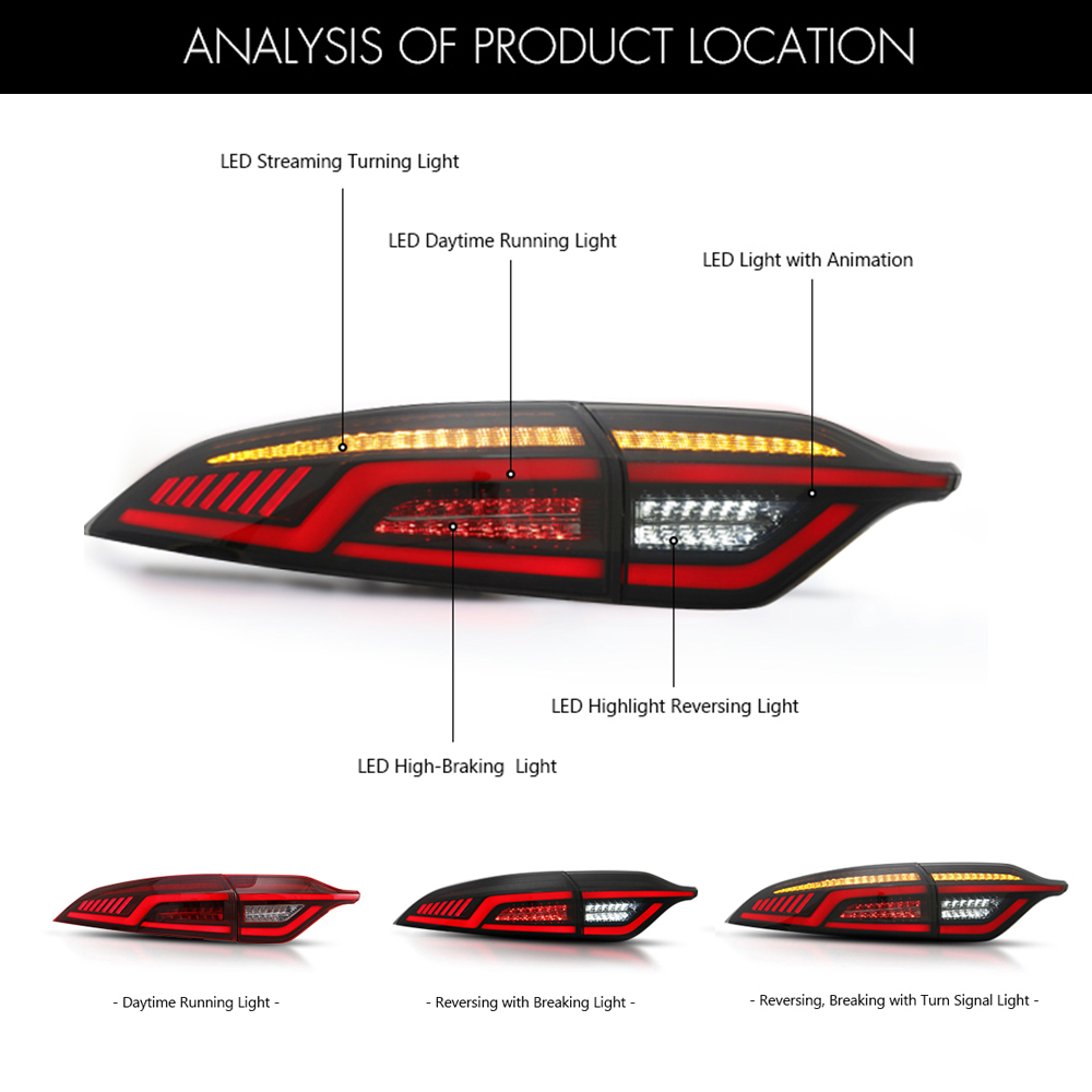 Toyota Corolla Tail Lights LL-B105B For Toyota US Corolla (2020–2023) Sequential Tail Lamp - View 7