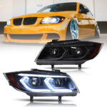 Faros delanteros BMW Serie 3 BM-A157A / TT-BM-A157B para BMW Serie 3 E90 (2005–2012) Lámpara de cabeza - Miniatura de la galería de productos 5