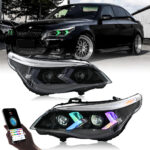 Faro anteriore RGB BMW Serie 5 A209-A-RGB Per BMW Serie 5 E60 E61 (2005–2007) / (2008–2010) Lampada frontale - Miniatura della galleria del prodotto 2