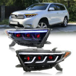 Fari Toyota Highlander HLD-A302 Per Toyota Highlander (2012–2014) Lampada frontale - Miniatura della galleria del prodotto 3