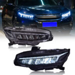 Honda Civic Headlights SY-A110L For Honda Civic (2016–2020) Lampu Kepala - Gambar Kecil Galeri Produk 4