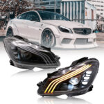 Mercedes-Benz Headlights BC-A158 For BENZ W204 (2012–2014) Head Lamp - Thumbnail ng Product Gallery 6