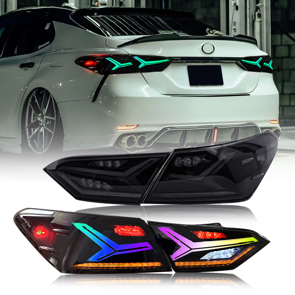 B101Y-RGB LED Tail Light for Toyota Camry 2018–2023 23 RGB LED Tail Light