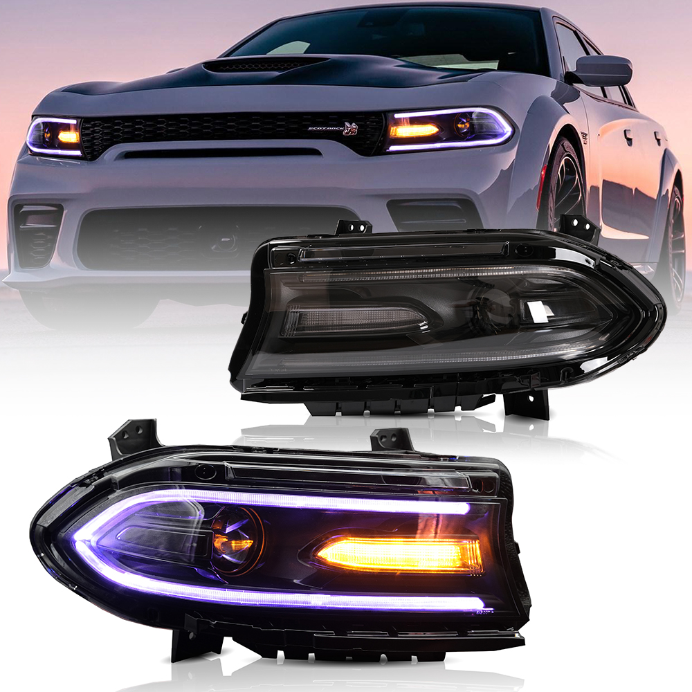 Charger-2033 RGB LED Headlight for Dodge Charger 2015–UP - View 4
