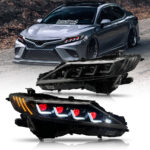 Toyota Camry Headlights A146-4T-E Devil Eyes For Toyota Camry (2018–2023) Head Lamp - Thumbnail ng Product Gallery 9