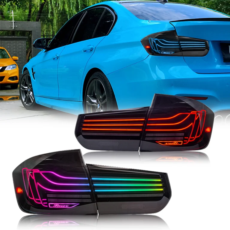 BM-B194-RGB LED Tail Lights for BMW 3 Series 2013–2018 - Detail View