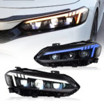 Farol dianteiro A168 para Honda Civic 2022 Farol principal - Miniatura da galeria de produtos 4