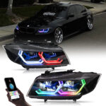 Fari LED A204-B-RGB per BMW 3 Serie E90 E91 (2005–2012) - Miniatura della galleria del prodotto 3