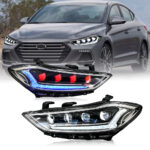 Fari anteriori completamente a LED A185-E per Hyundai 2016–2020 - Miniatura della galleria del prodotto 11