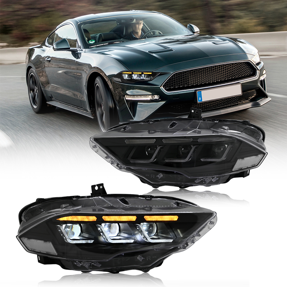 Ford-A202 LED Headlights for Ford Mustang 2018–2023 - View 4