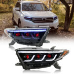 Fari Toyota Highlander HLD-A302 Per Toyota Highlander (2012–2014) Lampada frontale - Miniatura della galleria del prodotto 4