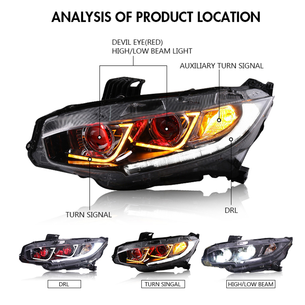 Civic Headlights