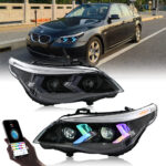 Faro anteriore RGB BMW Serie 5 A209-A-RGB Per BMW Serie 5 E60 E61 (2005–2007) / (2008–2010) Lampada frontale - Miniatura della galleria del prodotto 6