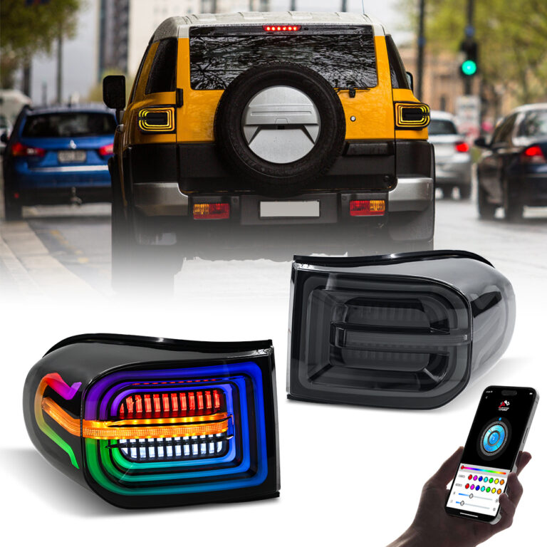 Toyota FJ Cruiser Tail Lights TT-FJ-B128B / TT-FJ-B128B-RGB For Toyota FJ Cruiser Tail Lamp - Detail View