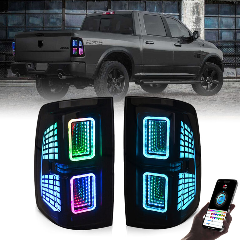 B175-RGB RGB Tail Light for Dodge RAM 1500 & 2500 (2009–2018) - Detail View