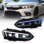 Farol dianteiro A168 para Honda Civic 2022 Farol principal - Miniatura da galeria de produtos 5