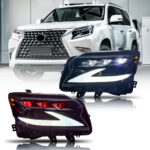 Faros delanteros Lexus GX GX-A161 / GX-A161-R / GX-A161-B para Lexus GX (2014–2019) Lámpara de cabeza LED - Miniatura de la galería de productos 8