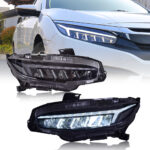 Honda Civic Headlights SY-A110L For Honda Civic (2016–2020) Lampu Kepala - Gambar Kecil Galeri Produk 6