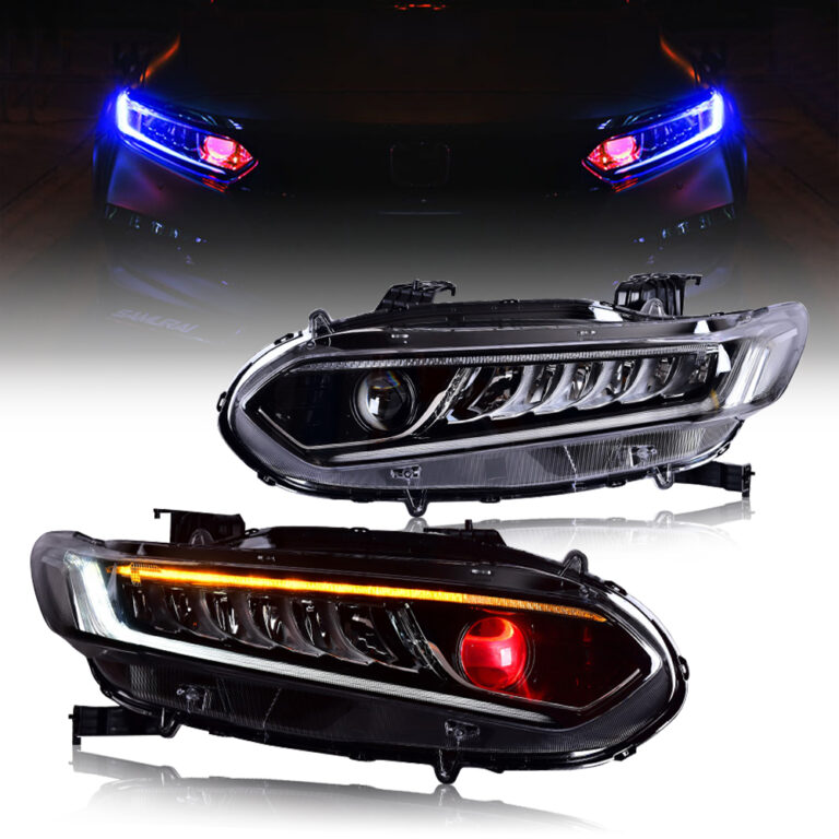 ホンダ アコード ヘッドライト TT-YG-A150 (青) / TT-YG-A151 (赤) ホンダ アコード用 (2018–2021年) ヘッドランプ - 詳細図